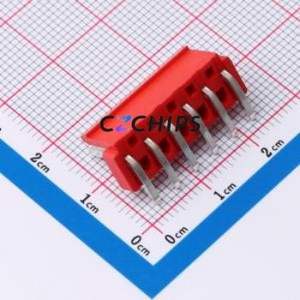 ZX-VH3.96-6PWZ-R Wire-to-Board Pin Header Bent Lead Through Hole,P=3.96mm Connector 1x6P 3.96mm Right Angle Insert VH - Product Image 2