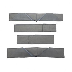 Explosive Four-Piece Set of Lidless Split Compartment Non-Woven Underwear Storage <b>Box</b> Foldable Bra Socks Storage Foldable Design - Product Image 3