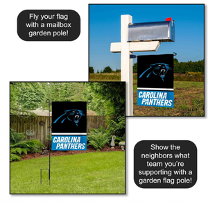 Bandera de Poliéster Personalizada al por Mayor de los <span class=keywords><strong>Carolina</strong></span> Panthers con Diseño de Doble Cara de 30*45cm para Decoración de Jardín al Aire Libre - Product Image 5