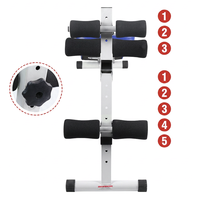 Dispositivo de Entrenamiento Integral Ajustable, Banco Declinable para Ejercicios Abdominales y de Sit-ups, para un Entrenamiento de Cuerpo Completo en Casa