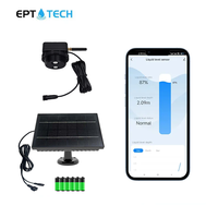Détecteur de niveau de liquide WiFi TLC2502-WF-S à panneau solaire, capteur ultrasonique pour réservoir d'eau et d'huile, contrôle à distance par application pour l'irrigation et le stockage