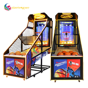 Máquina de juego de tiro competitivo con pantalla LCD de 55 pulgadas para interiores, simulador de baloncesto deportivo con aceptador de billetes para centro de juegos metálico - Product Image 5