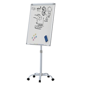 Support de tableau blanc mobile en aluminium 70*100cm pour hôpital, tableau blanc mobile sécurisé pour enfants, tableau à roulettes - Product Image 4
