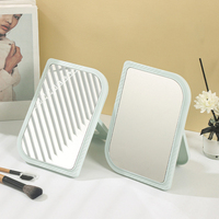 Miroir de table moderne et simple, pliable, design créatif, décoratif pour dortoir, voyage, maquillage, cosmétique, beauté