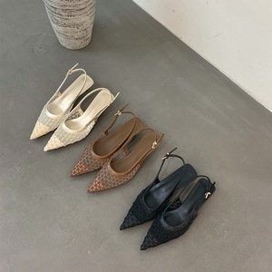 Black Genuine Leather Open Toe High Heel <b>Sandals</b> With <b>Bow</b> And Ankle Strap Fashion Women Shoes Drop Shipping - Product Image 2