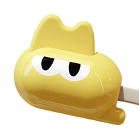 Protecteur de tête de brosse à dents en forme de dessin animé mignon, 1 pièce, organisateur de voyage pour têtes de brosse électrique, étui de protection portable en plastique