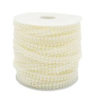 Ruban en maille semi-sphérique double rangée de 8 mm, haute brillance, pour la décoration de vases, abat-jour et chaussures, idéal pour les projets DIY (vente en gros)
