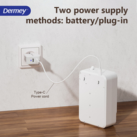 Diffuseur d'huiles essentielles Dermey 400 ml pour la maison, parfum d'ambiance, désodorisant, alimentation électrique par batterie et prise secteur