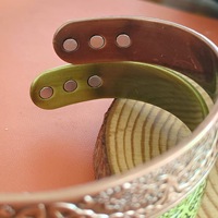 Bracelet ouvert magnétique vintage PFT Tree Life en alliage de zinc électroplaqué, tendance, personnalisé, puissance de la santé, style punk, simple
