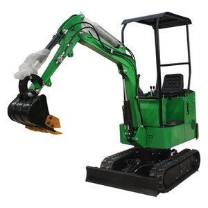 Compre la Miniexcavadora Hidráulica CE Más Pequeña de 0.4M3 y 1 Tonelada para Trabajos Agrícolas, con Accesorios, Cabina Cerrada, Miniexcavadora - Product Image 2