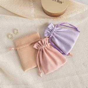 Custom Logo Recyclable Silk Velvet Jewelry Gift Pouch with <b>Gag</b> for Jewelry Watches & Glasses - Product Image 3