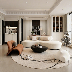 Mobili su Misura in Stile Francese Moderno per Tutta la Casa, OEM ODM, Unità Murale con Caminetto, Mobile ad Arco per <span class=keywords><strong>Cucina</strong></span>, Camera da Letto, Soggiorno - Product Image 1