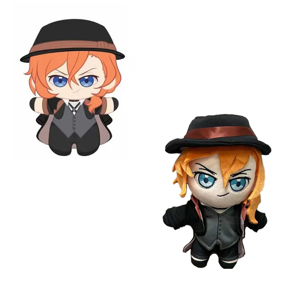 2023 Hot Sale Adorable Game Character Dazai and Chuuya Custom Plushies Idol Custom Plush Dolls Fabric 3D Face Stuffed Animals