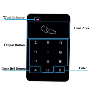 Kit sistema di controllo accessi porta <span class=keywords><strong>Set</strong></span> 180kg/350lbs lucchetto magnetico Inc 10 portachiavi - Product Image 2