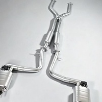 Échappement Catback UML Valvetronic Lexus ISF 5.0L V8 avec télécommande, silencieux réglable en acier inoxydable poli miroir, garantie 3 ans