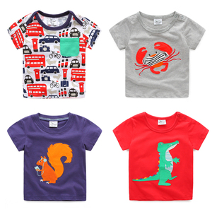 Camiseta para Niños, Camiseta de Verano para Niños, Camiseta con Estampado Lindo para Niños, 100% Algodón - Product Image 3