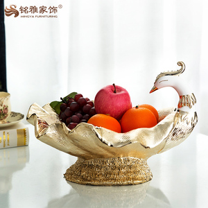 Moderna Statua di Pavone in Resina Dorata di Lusso con Vassoio <span class=keywords><strong>per</strong></span> Frutta Secca, Ornamento da Tavolo <span class=keywords><strong>per</strong></span> Decorazione <span class=keywords><strong>Casa</strong></span> - Product Image 5