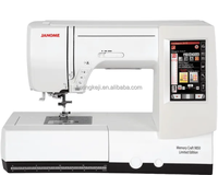 Machine à coudre Janome Memory Craft 9850 édition limitée pour la broderie, la couture de vêtements, la décoration intérieure, la création de tissus, la couture à domicile