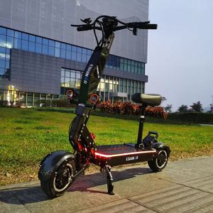 Scooter Eléctrico Plegable de 72V, Arranque NFC Potente, 120KM de Autonomía, Luz RGB, Batería de Litio de 30AH/40AH, Scooter Eléctrico de 11 Pulgadas para Adultos - Product Image 1