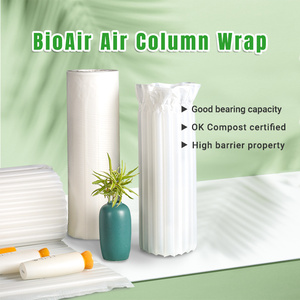 Envoltura de Columna de Aire Compostable BioAir, Material PBAT de Alta Barrera, Rollo de 50m, Envoltura Inflable para Productos Frágiles - Product Image 6