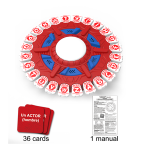 Jeu de société Crazy <span class=keywords><strong>Alphabet</strong></span> 24 lettres – Jeu de mots rapide – Juego de Letras Juego de Palabras Juego de Mesa en Español - Product Image 5
