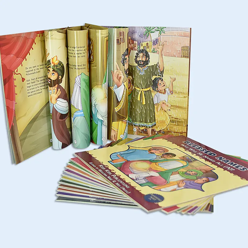 Полноцветная книга для детей, чтения рассказов, мягкая обложка, переплет для седла