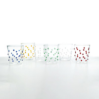 Taza de Café de Vidrio Borosilicato Hecha a Mano, 200 ml, Reutilizable, Personalizable, Diseño Europeo, para Fiestas, Vino, Jugo, Agua, Jingyi