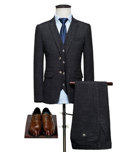 <span class=keywords><strong>2020</strong></span> été marine Plaid affaires <span class=keywords><strong>costume</strong></span> décontracté hommes trois pièces simple boutonnage fermeture éclair mouche marié meilleur <span class=keywords><strong>homme</strong></span> <span class=keywords><strong>mariage</strong></span> Banquet <span class=keywords><strong>costume</strong></span> - Product Image 6