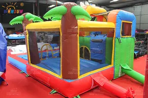 Playground Children Bouncers Jumping Castles Slide Inflatable Little Elephant Water Slide