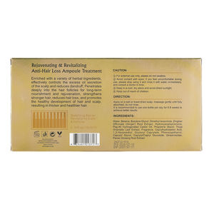 Oem ODM biểu tượng tùy chỉnh paraben miễn phí gừng tự nhiên điều trị tóc tái cấu trúc tăng cường rễ tóc tăng cường mọc lại Ampoule - Product Image 4