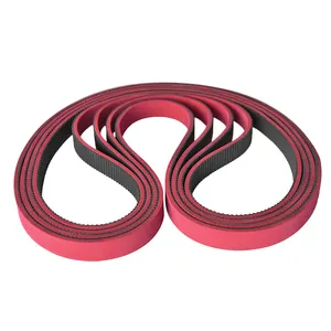 Goodly 730XL/Customized Synchronous Belt Rubber timing Belts add red rubber cover for the packaging industry