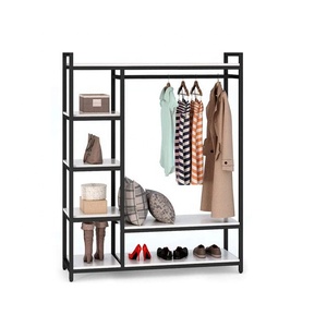 China Factory Modern Closet Storage Wardrobes with Shelves Racks Bedroom Home Furniture