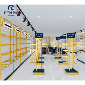 Remodelación de Tienda de Ropa de Moda y Diseño 3D, Diseño Interior Moderno para Tienda de Bolsos, Exhibidores - Product Image 2