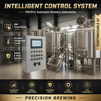 Équipement de brassage de bière artisanale à haute efficacité pour brasserie à 2, 3 ou 4 cuves