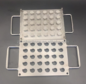 Форма для прессования теней для век на 30 ячеек из чугуна, с возможностью индивидуального размера и специальной формой поддонов - Product Image 3