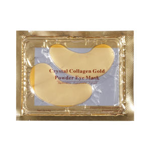 Zlzr Custom Organic Herbal Hydrogel <b>Collagen</b> Under <b>Eye</b> Patches with 24k Gold Gel for Dark Circles - Product Image 2