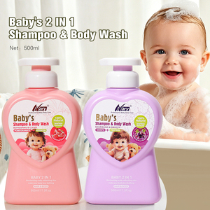Nary Baby Champú y Gel de Baño 2 en 1 con Queratina 500ml Venta al por Mayor para Niños/Gel de Ducha Fórmula Sin Lágrimas Productos para <span class=keywords><strong>el</strong></span> Cuidado del Bebé - Product Image 1