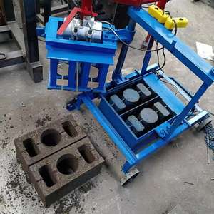 Mesin pembuat bata beton blok semen berongga getaran kecil manual Australia - Product Image 3
