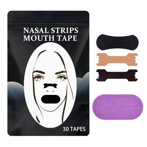 RK 오리지널 팩토리 맞춤형 로고 박스 코 스트립 코를 환기시키는 코골이 방지 코 호흡 확장기 키트 비강 스트립 - Product Image 3