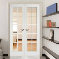 DAIYA — meuble à double porte en bois et verre, portes intérieures françaises