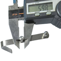 Clip à ressort plat en acier de marque BJH personnalisé pour tube de pagaie de kayak en forme de V, 2 boutons, une plaque, capacité de charge de 10 lb, modèle