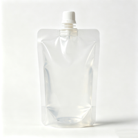 Op maat gemaakte geprägte staande spuitpouch met PE-materiaal, vochtbestendig & recyclebaar voor sap en dranken