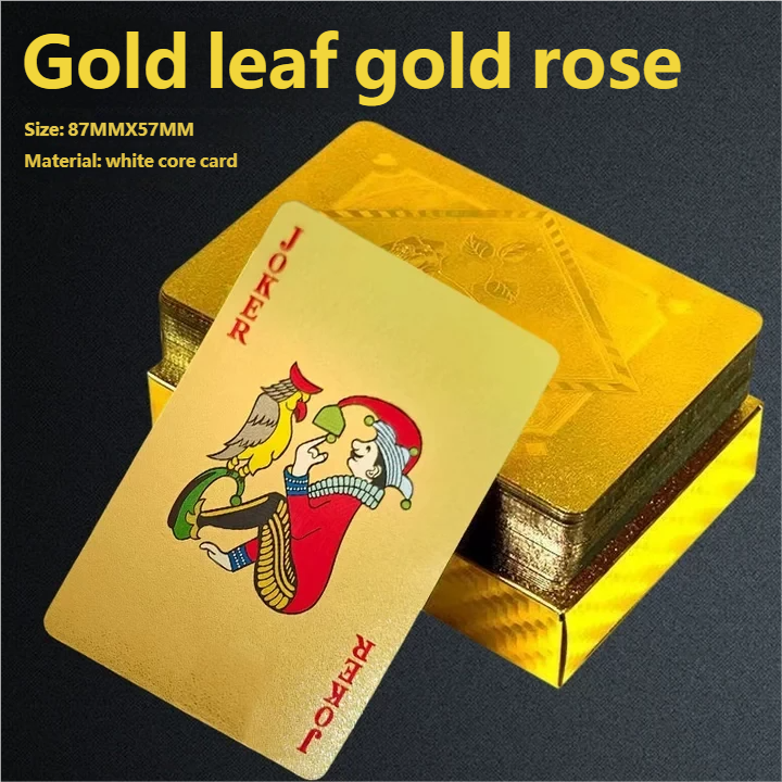 Golden Rose Playing Cards
