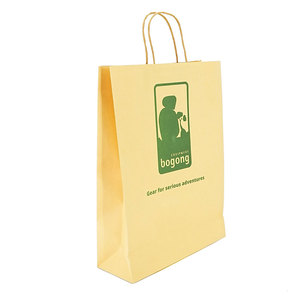 Sac en papier <span class=keywords><strong>kraft</strong></span> écologique pour vêtements, chaussures, emballage de boutique, vente au détail, emballage cadeau - Product Image 4