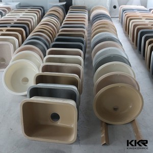 <span class=keywords><strong>De</strong></span> estilo italiano, piedra Artificial blanco diseño <span class=keywords><strong>de</strong></span> superficie sólida <span class=keywords><strong>de</strong></span> fregadero <span class=keywords><strong>de</strong></span> la <span class=keywords><strong>cocina</strong></span> - Product Image 4