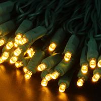Guirlande lumineuse LED mini UL 120V 5MM, 10M 100 LED, espacement de 4 pouces, avec prise US, pour décoration de Noël et éclairage festif
