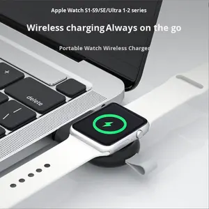 <span class=keywords><strong>Chargeur</strong></span> magnétique sans fil portable Type-C QC3.0 pour montre S9/<span class=keywords><strong>SE</strong></span>/Ultra avec entrée 9V/2A - Product Image 3