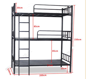 โรงงาน KENING เตียงเหล็ก 3 ชั้น ราคาประหยัด - Product Image 2