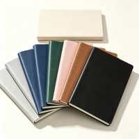 Bloc-notes en cuir PU A5/B5 avec logo personnalisé, pour réunions de bureau, reliure cousue, cadeau d'entreprise