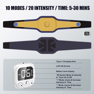 TENS Muscle Stimulator Electronic Abs Muscle Toner Ab Machine <strong>Trainer</strong> for Abdomen Home Gym Use - Product Image 5